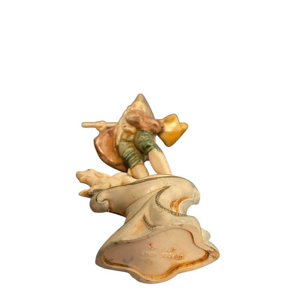 Fontanini Depose Italy Boy with Dog Bindle Figurine Vintage Hand Painted Statue - Picture 5 of 5